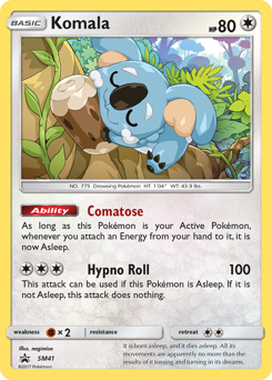 Pokemon SM Black Star Promos Komala - SM41
