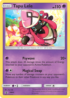 Pokemon SM Black Star Promos Tapu Lele - SM45