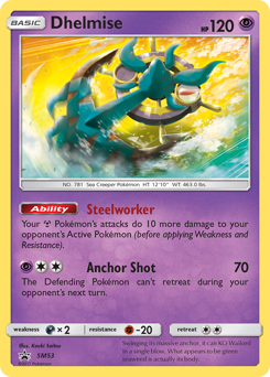 Pokemon SM Black Star Promos Dhelmise - SM53