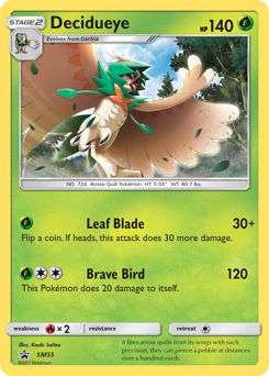 Pokemon SM Black Star Promos Decidueye - SM55