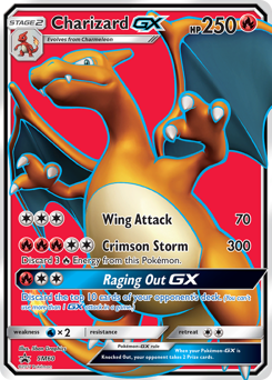 Pokemon SM Black Star Promos Charizard-GX - SM60