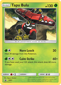 Pokemon SM Black Star Promos Tapu Bulu - SM61