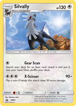 Pokemon SM Black Star Promos Silvally - SM64