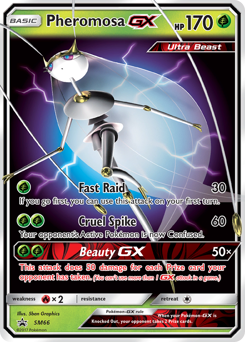 Pokemon SM Black Star Promos Pheromosa-GX - SM66
