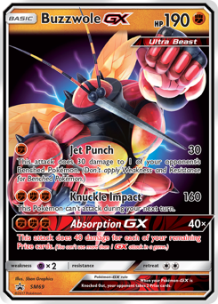 Pokemon SM Black Star Promos Buzzwole-GX - SM69