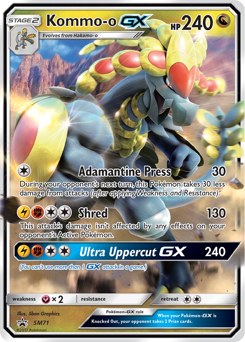 Pokemon SM Black Star Promos Kommo-o-GX - SM71