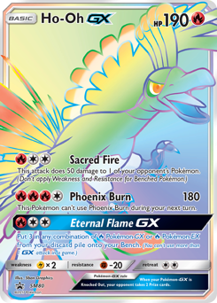 Pokemon SM Black Star Promos Ho-Oh-GX - SM80