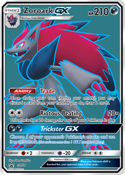 Pokemon SM Black Star Promos Zoroark-GX - SM84