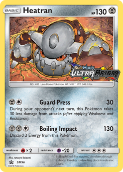 Pokemon SM Black Star Promos Heatran - SM96