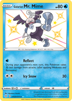 Pokemon Shining Fates Shiny Vault Galarian Mr. Mime - SV020