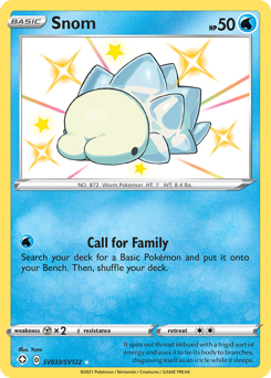 Pokemon Shining Fates Shiny Vault Snom - SV033