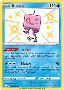 Pokemon Shining Fates Shiny Vault Eiscue - SV035