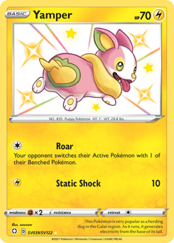 Pokemon Shining Fates Shiny Vault Yamper - SV039