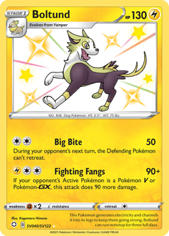 Pokemon Shining Fates Shiny Vault Boltund - SV040