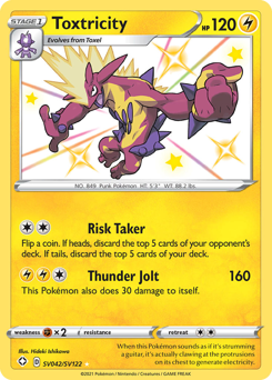 Pokemon Shining Fates Shiny Vault Toxtricity - SV042