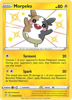 Pokemon Shining Fates Shiny Vault Morpeko - SV044