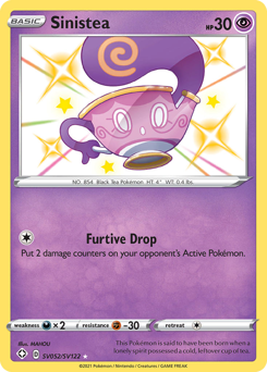 Pokemon Shining Fates Shiny Vault Sinistea - SV052
