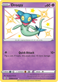 Pokemon Shining Fates Shiny Vault Dreepy - SV060
