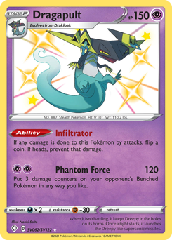 Pokemon Shining Fates Shiny Vault Dragapult - SV062