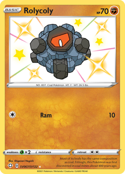 Pokemon Shining Fates Shiny Vault Rolycoly - SV067