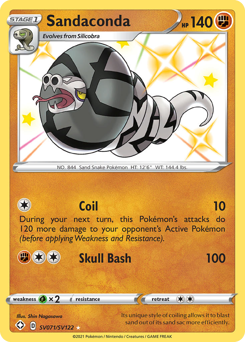 Pokemon Shining Fates Shiny Vault Sandaconda - SV071