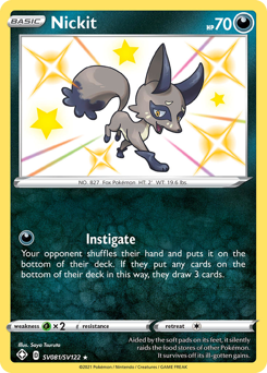 Pokemon Shining Fates Shiny Vault Nickit - SV081
