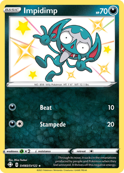 Pokemon Shining Fates Shiny Vault Impidimp - SV083