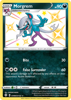 Pokemon Shining Fates Shiny Vault Morgrem - SV084