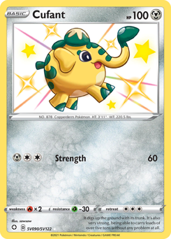 Pokemon Shining Fates Shiny Vault Cufant - SV090