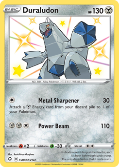 Pokemon Shining Fates Shiny Vault Duraludon - SV092