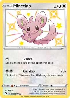 Pokemon Shining Fates Shiny Vault Minccino - SV093
