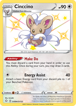 Pokemon Shining Fates Shiny Vault Cinccino - SV094