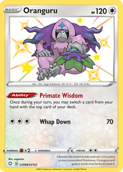 Pokemon Shining Fates Shiny Vault Oranguru - SV098