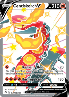 Pokemon Shining Fates Shiny Vault Centiskorch V - SV108