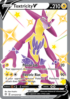 Pokemon Shining Fates Shiny Vault Toxtricity V - SV112