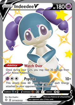Pokemon Shining Fates Shiny Vault Indeedee V - SV114