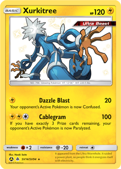 Pokemon Hidden Fates Shiny Vault Xurkitree - SV14
