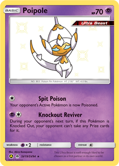Pokemon Hidden Fates Shiny Vault Poipole - SV19