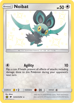 Pokemon Hidden Fates Shiny Vault Noibat - SV43