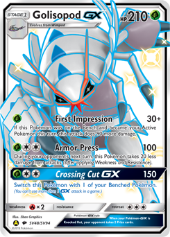 Pokemon Hidden Fates Shiny Vault Golisopod-GX - SV48