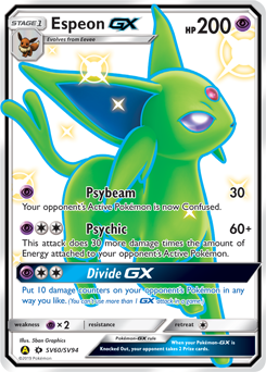 Pokemon Hidden Fates Shiny Vault Espeon-GX - SV60