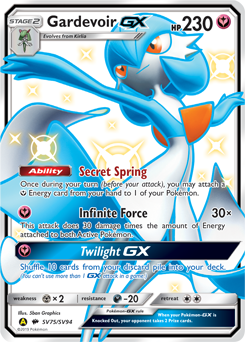 Pokemon Hidden Fates Shiny Vault Gardevoir-GX - SV75