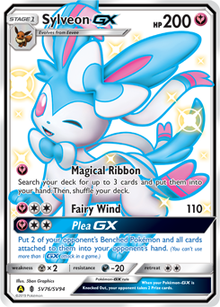 Pokemon Hidden Fates Shiny Vault Sylveon-GX - SV76