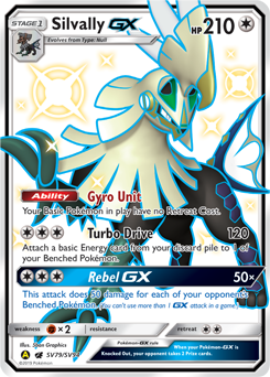 Pokemon Hidden Fates Shiny Vault Silvally-GX - SV79