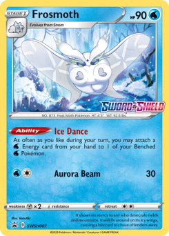 Pokemon SWSH Black Star Promos Frosmoth - SWSH007