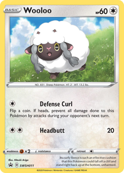 Pokemon SWSH Black Star Promos Wooloo - SWSH011