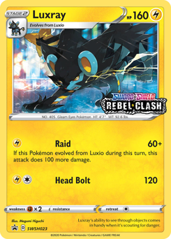 Pokemon SWSH Black Star Promos Luxray - SWSH023