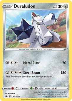 Pokemon SWSH Black Star Promos Duraludon - SWSH028