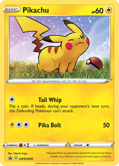 Pokemon SWSH Black Star Promos Pikachu - SWSH039