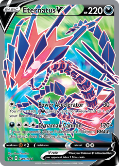 Pokemon SWSH Black Star Promos Eternatus V - SWSH044
